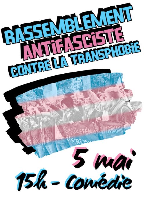 Rassemblement antifasciste contre la transphobie