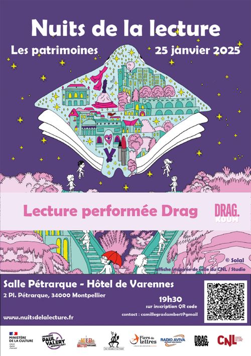 Lecture Performée Drag - Nuits de la Lecture