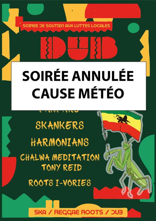 Soirée DUB MILITANT en soutien aux luttes locales