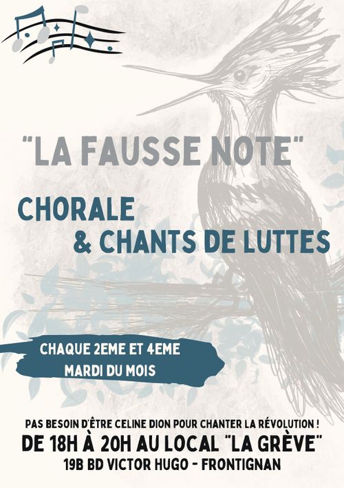 La chorale « La fausse note »