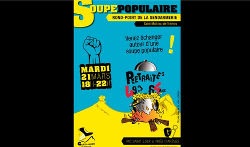 Soupe Populaire contre la réforme des retraites