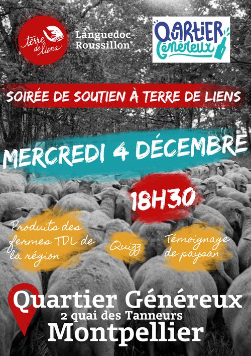 🌱Soirée de soutien à Terre de Liens