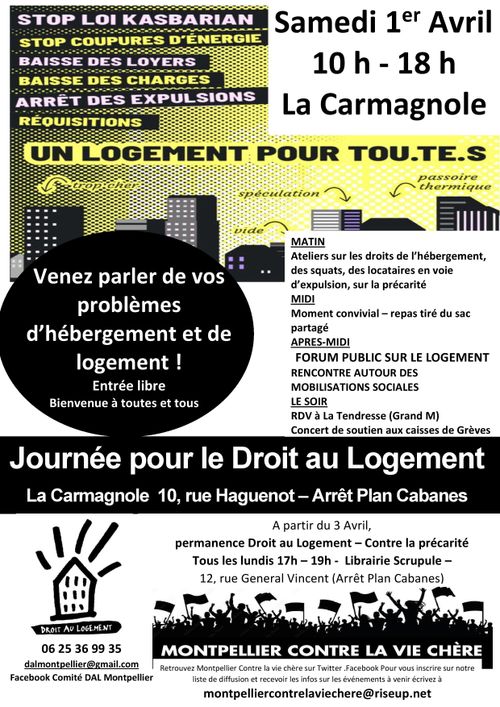 Journée pour le Droit au Logement