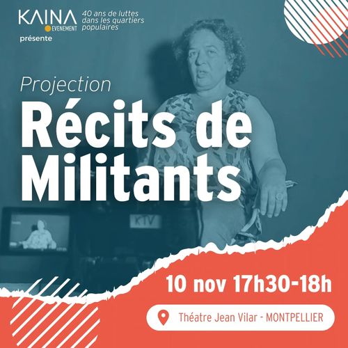 Projection🎥 Récits de militants