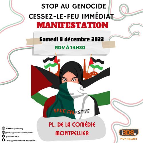 Halte au massacre du peuple palestinien !