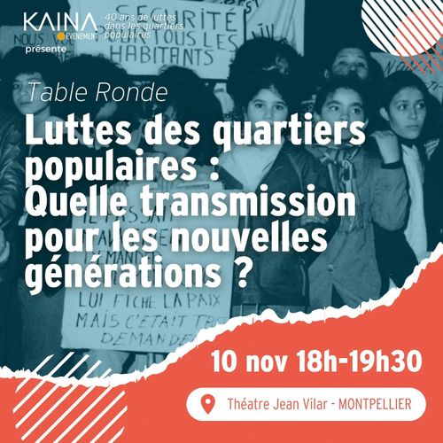 Table ronde : Quelle transmission pour les nouvelles générations - 