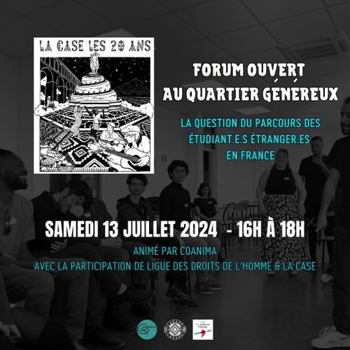 Forum ouvert : "Le parcours des étudiant.e.s étrangèr.e.s en France"
