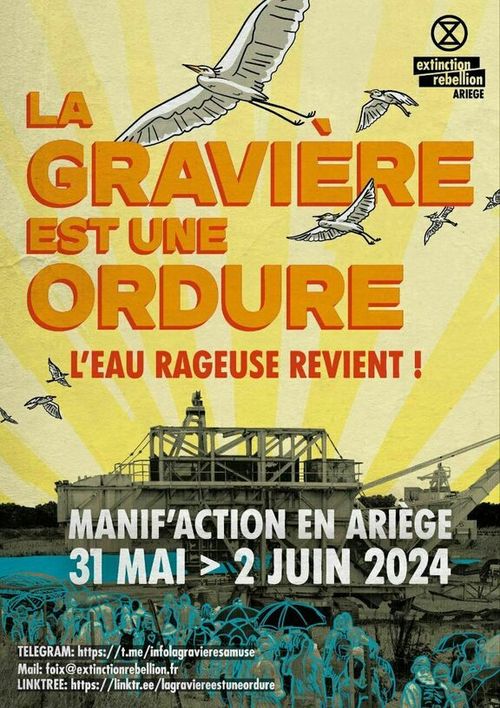 Manif'Action XR 09 : La Gravière est une Ordure !