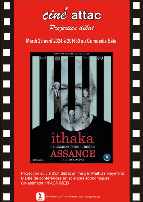 Ciné ATTAC - ITHAKA le combat pour libérer Assange