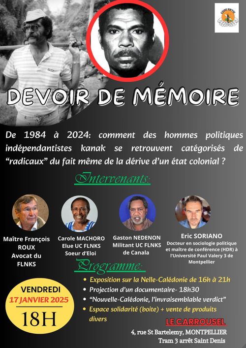 CONFERENCE SUR LA KANAKY