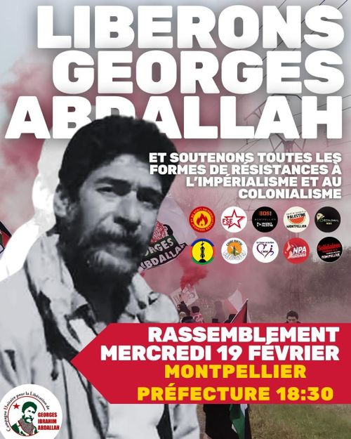 Rassemblement : Libérons Georges Abdallah !