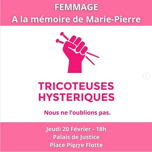 Rassemblement en mémoire de Marie-Pierre et contre les féminicides