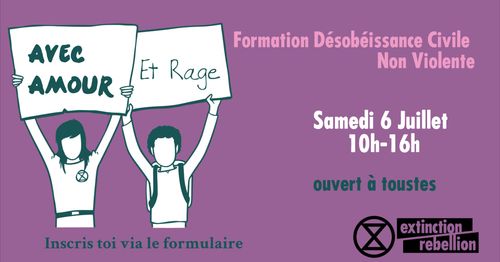 Formation Désobéissance Civile Non Violente  par XR Montpellier